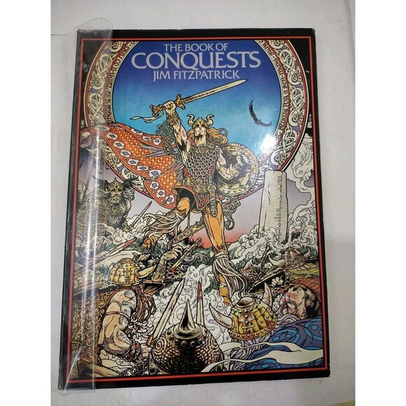 The Book of Conquests by Jim Fitzpatrick 1978 Vintage First Edition Paper Tiger - Picture 2 of 16